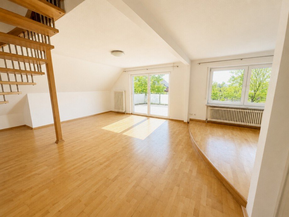 Wohnzimmer (2) Dachgeschosswohnung Twistringen