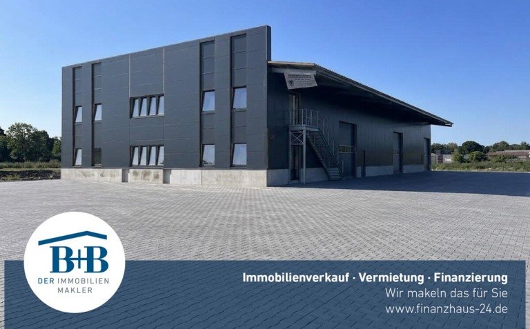  Diepholz Halle Hochwertige Gewerbeimmobilie in Diepholz - Zukunftsorientierte Technik, Energieeffizienz, Sicherheitsanlage & Freifl�che zu verkaufen!