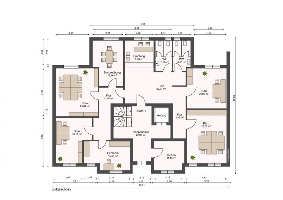 Erdgeschoss/Gewerbeeinheit Haus Vechta