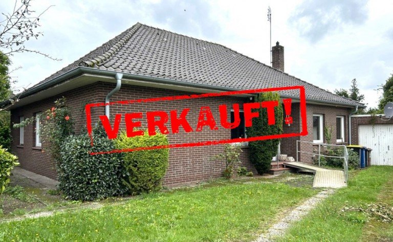 Stra�enansicht Vechta Einfamilienhaus Bungalow mit Potenzial in begehrter Wohnlage in Vechta.