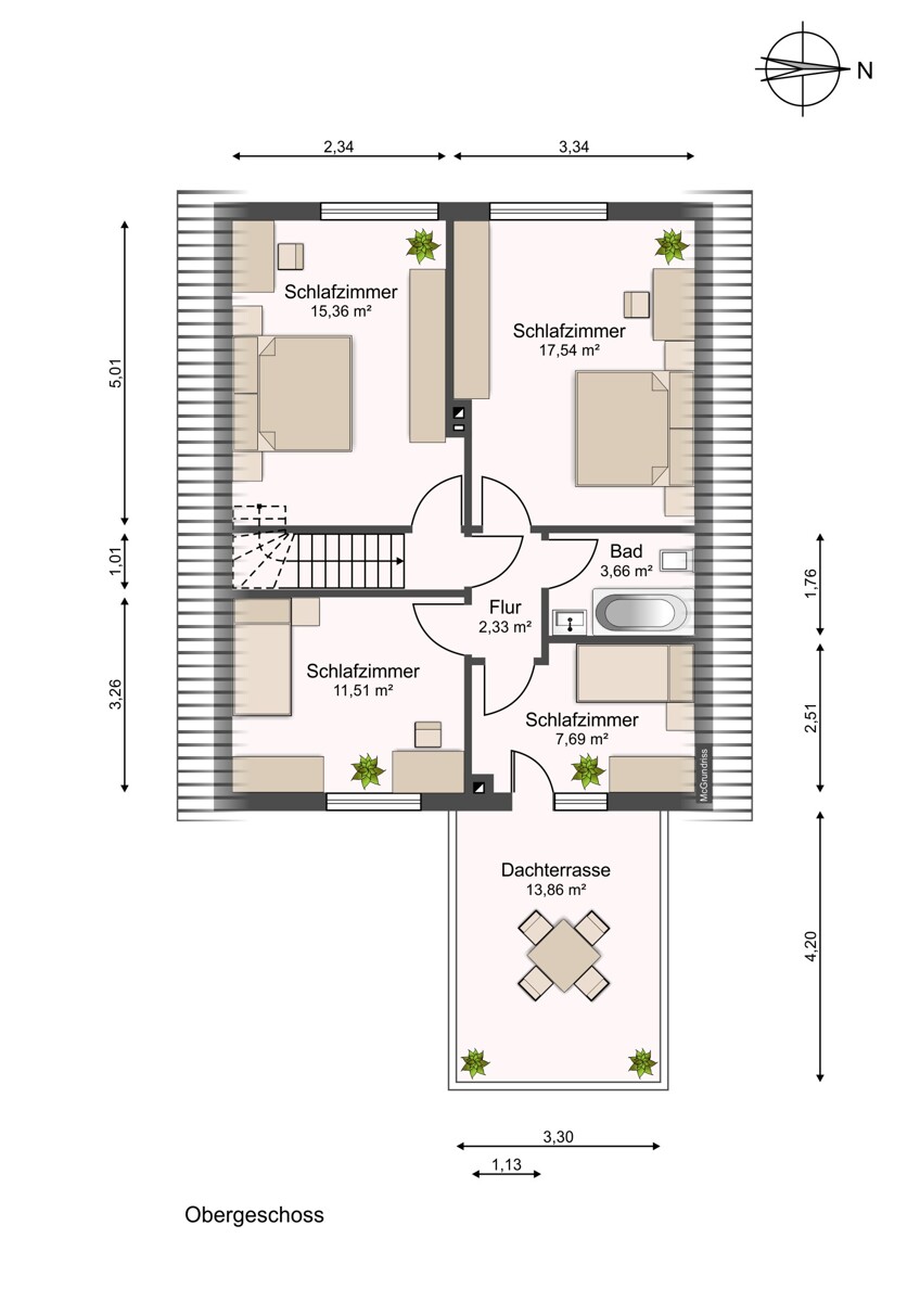 Obergeschoss Einfamilienhaus Delmenhorst / Str�hen