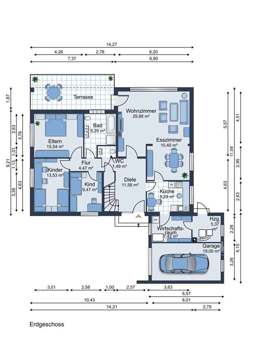 Erdgeschoss Einfamilienhaus Vechta