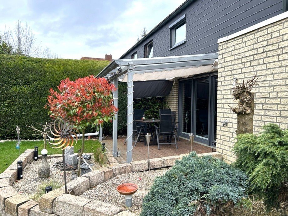 �berdachte Terrasse Einfamilienhaus Vechta