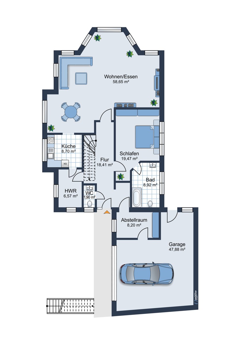 Erdgeschoss Zweifamilienhaus Vechta