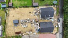 Draufsicht Luftaufnahme Kapitalanlage oder Eigennutzung! Neubau und Verkauf von 12 modernen Doppelhaush�lften 
in 49757 Werlte - Bockholte