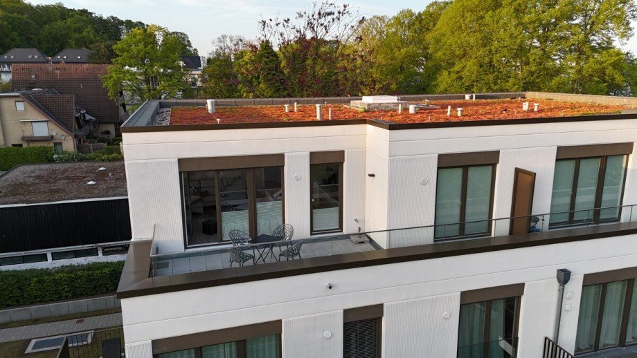 Ansicht Dachterrasse S�dwestlage Penthousewohnung L�beck / Travem�nde