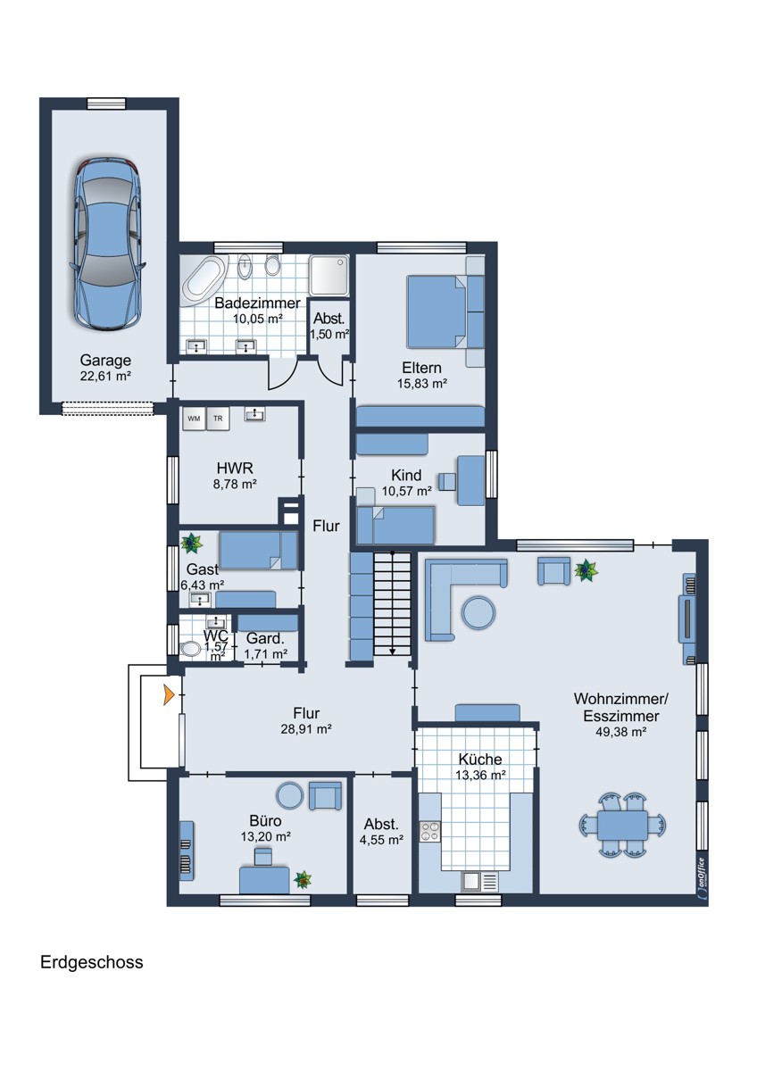  Einfamilienhaus Vechta-Langf�rden