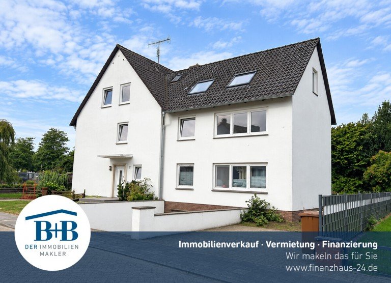 Stra�enansicht Barnstorf Mehrfamilienhaus Attraktive Kapitalanlage in Barnstorf. 3-Parteienhaus mit 28.800 EUR Soll-Kaltmiete p.a.