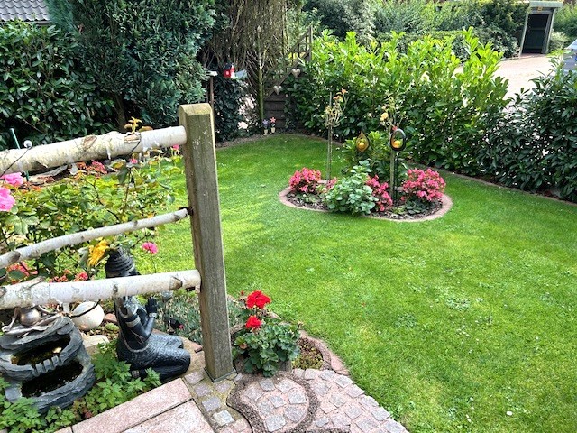 Gartenansicht Zweifamilienhaus Barnstorf