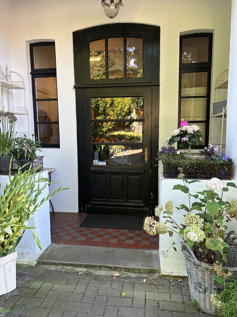 Eingang Blumenladen Haus Harpstedt