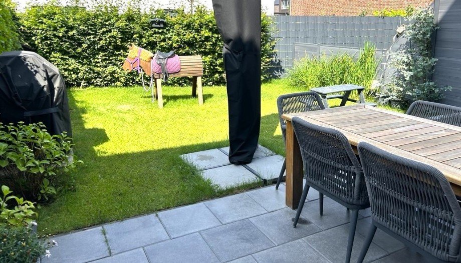 Blick in den Garten Einfamilienhaus Vechta