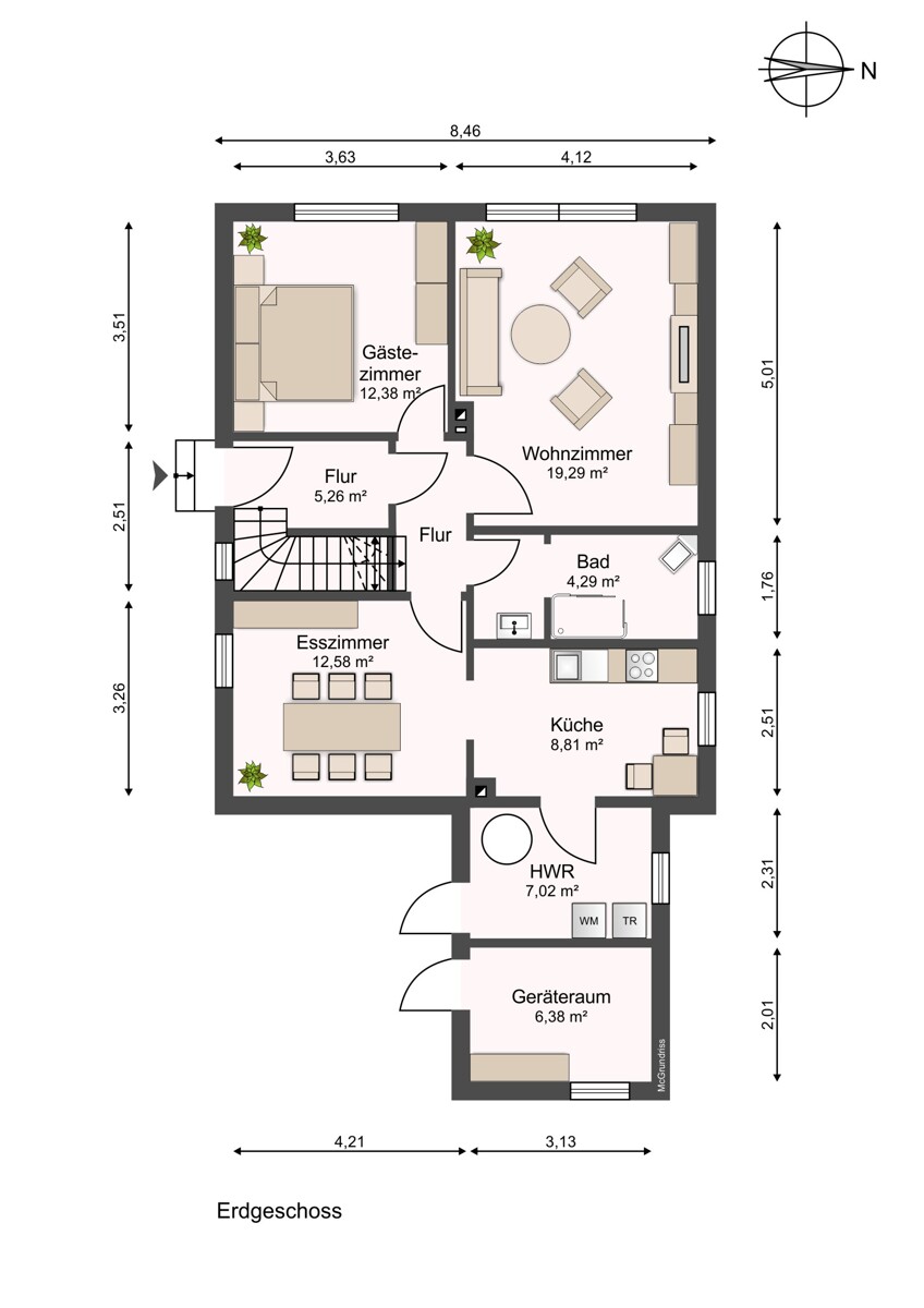 Ergeschoss Einfamilienhaus Delmenhorst / Str�hen