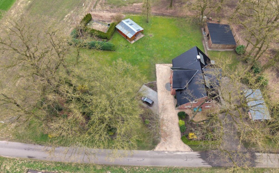 Luftaufnahme Zweifamilienhaus Bakum / Hausstette