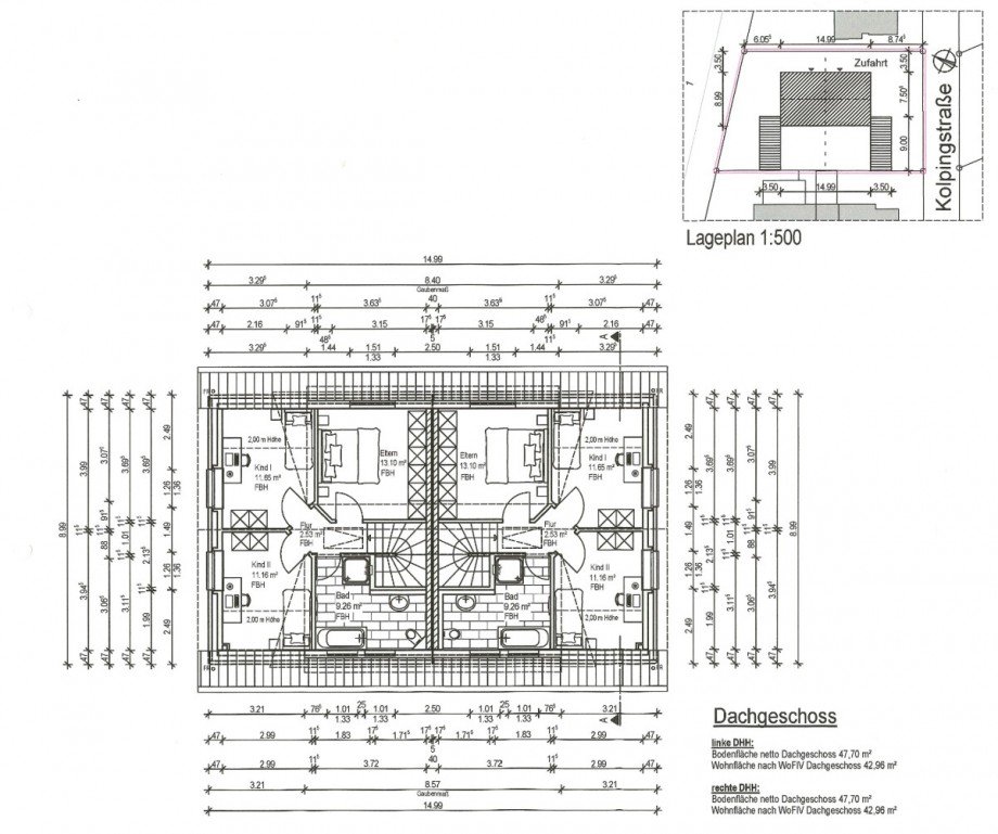 Obergeschoss Doppelhaush�lfte Emstek / B�hren