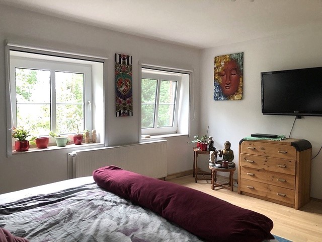 Schlafzimmer DG Zweifamilienhaus Hemsloh / Kellenberg