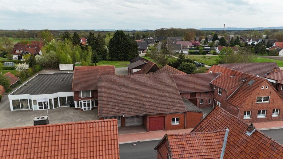 Ansicht Gesamtanlage Werkstatt Diepenau