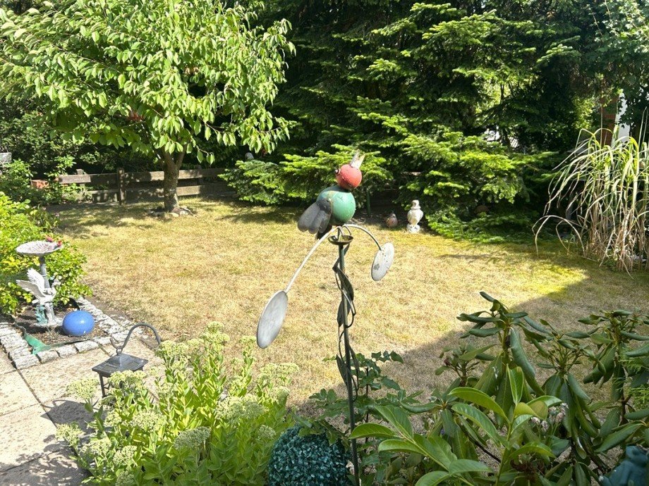 Blick in den Garten Reihenendhaus Diepholz