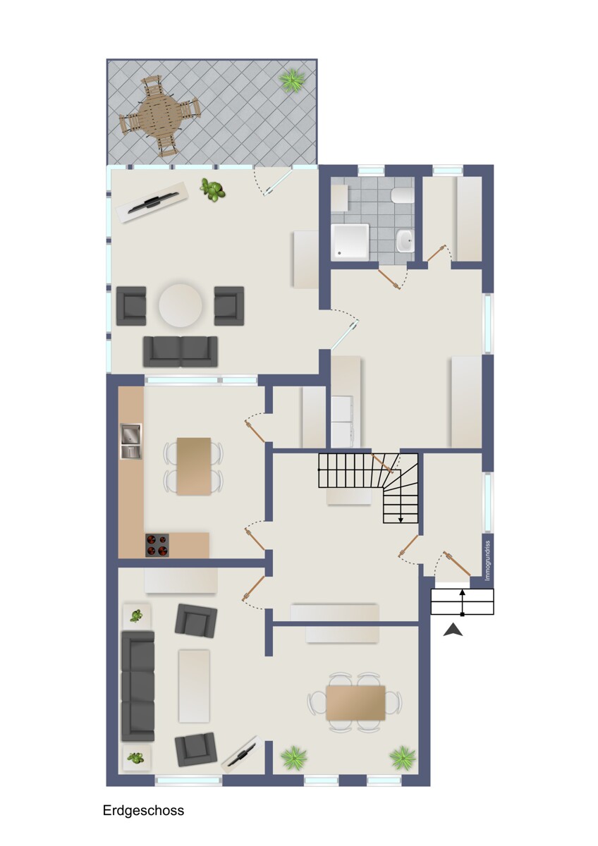  Doppelhaush�lfte Lohne (Oldenburg)