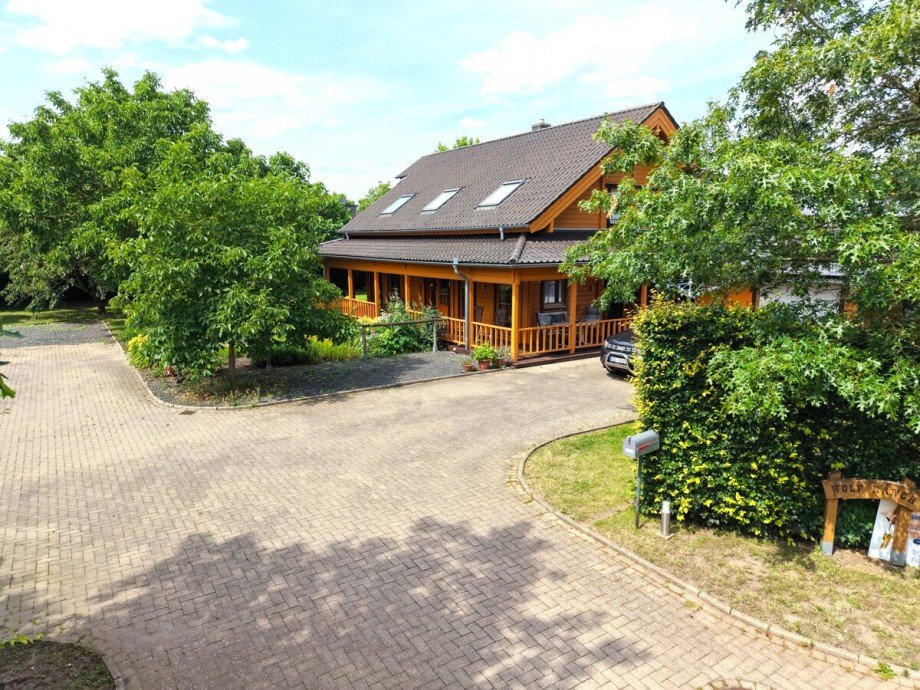 Blockhaus mit Garage Einfamilienhaus Dinklage