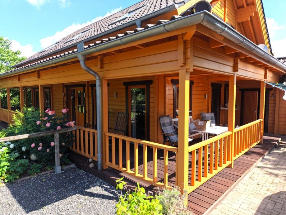 Blockhaus mit Veranda Einfamilienhaus Dinklage