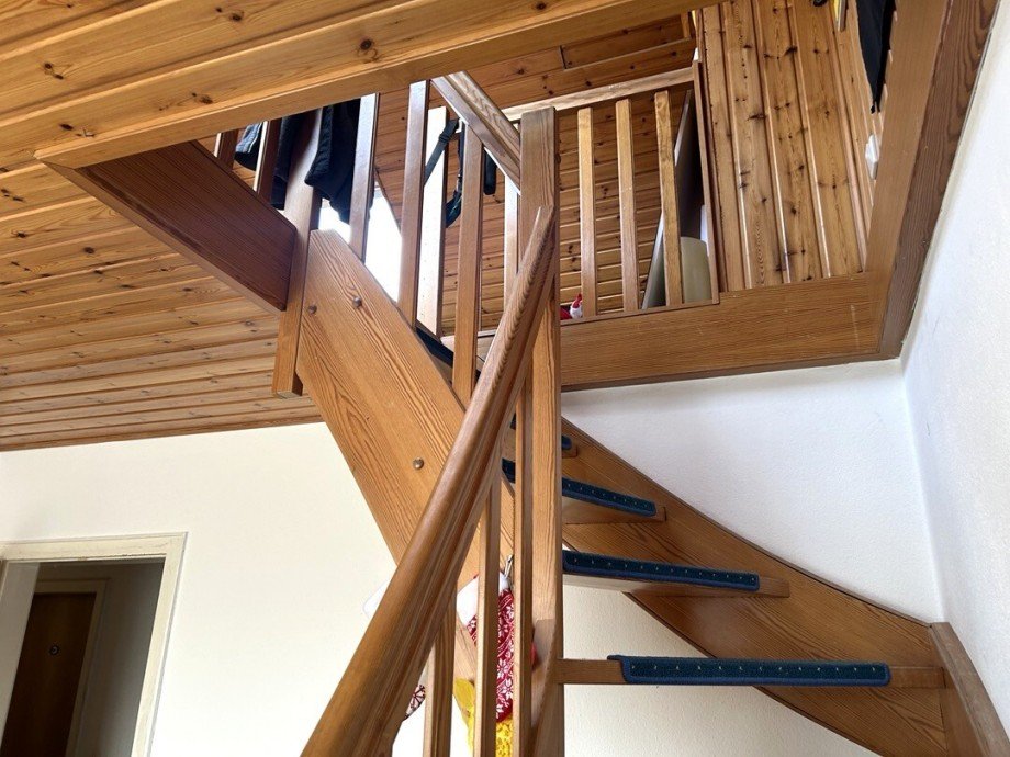 Aufgang zum Spitzboden Reihenmittelhaus Barnstorf