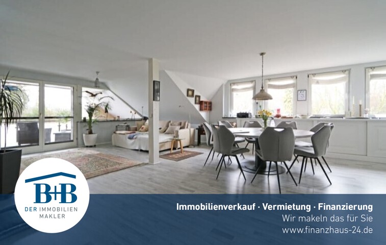 Wohn-/Essbereich Goldenstedt Maisonettewohnung Exklusives Maisonette-Juwel mit XXL-Dachterrasse und Loggia.