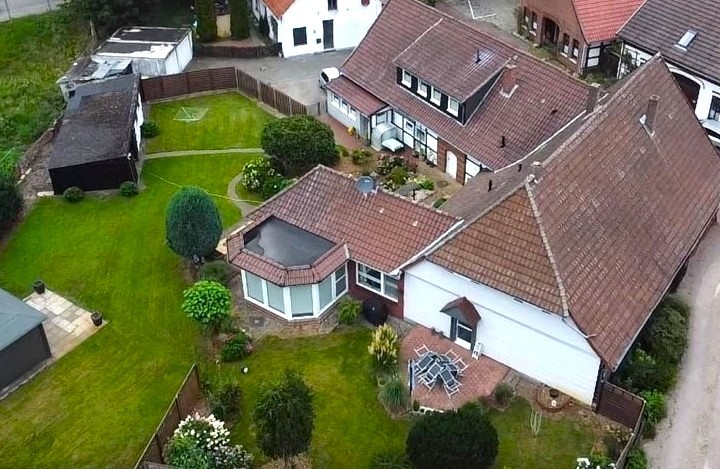 Blick von oben auf das Anwesen Mehrfamilienhaus Diepholz