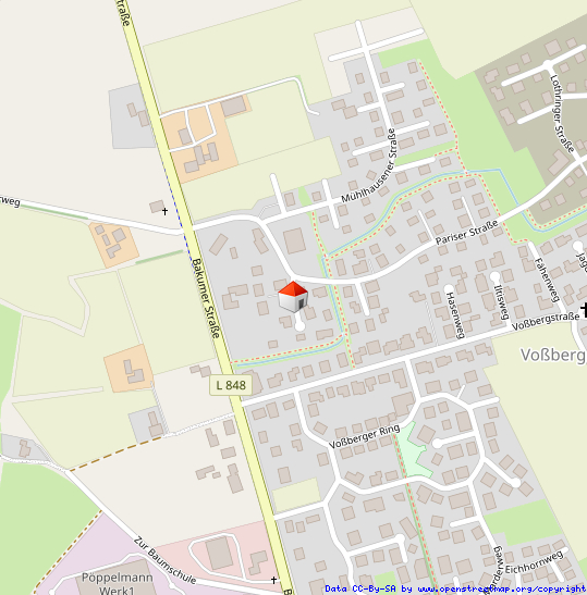 Lageplan Einfamilienhaus Lohne (Oldenburg)