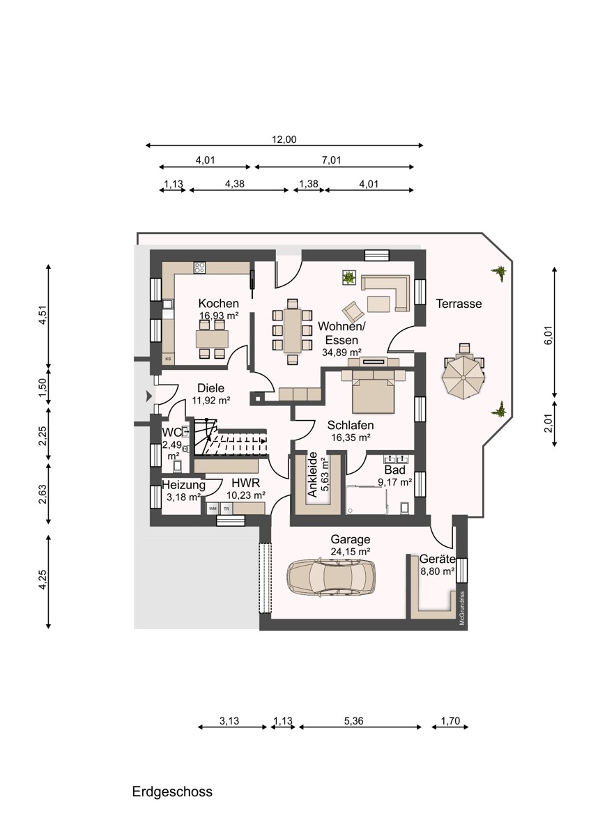 Erdgeschoss Einfamilienhaus Friesoythe / Altenoythe