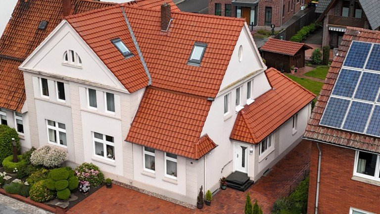 Ansicht Stra�enseite Lohne (Oldenburg) Doppelhaush�lfte Charmant und Besonders! Doppelhaush�lfte in zentraler Innenstadtlage in 49393 Lohne