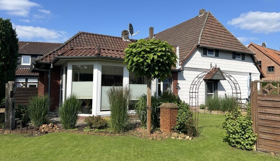 Gartenansicht Mehrfamilienhaus Diepholz