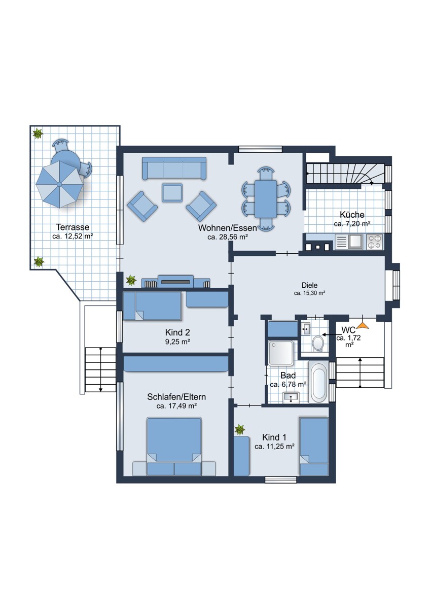 Grundriss Einfamilienhaus Vechta