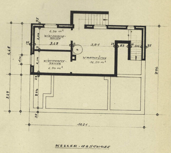 Kellergeschoss Einfamilienhaus Vechta