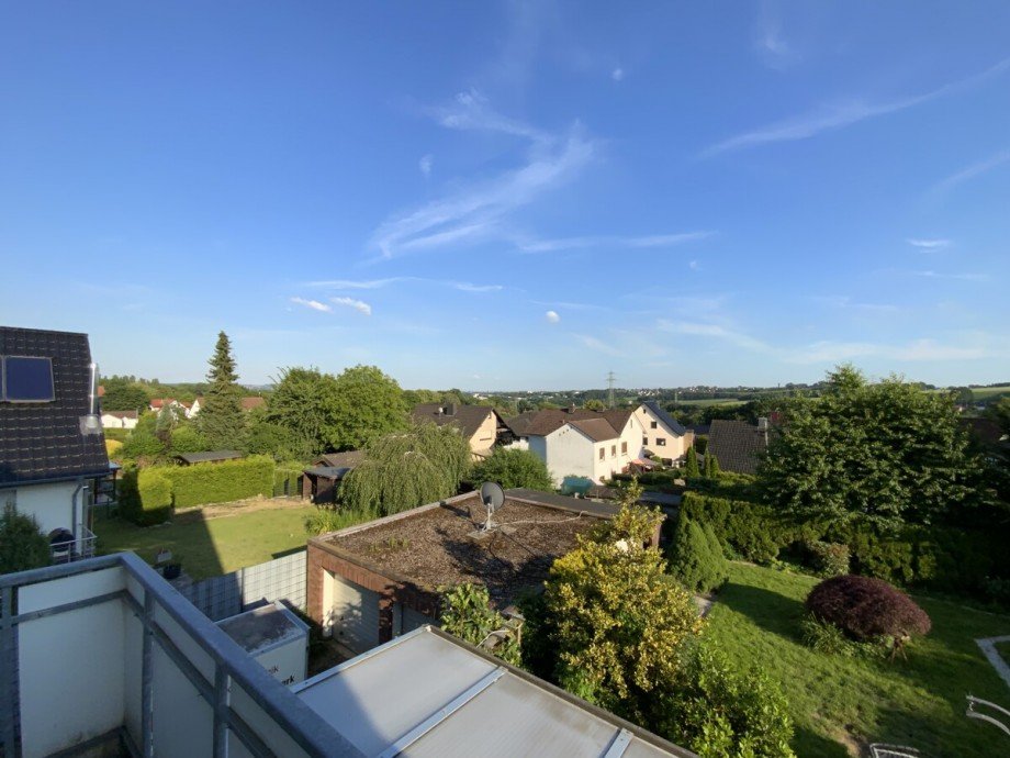 Ausblick vom Balkon Zweifamilienhaus Hiddenhausen / Oetinghausen