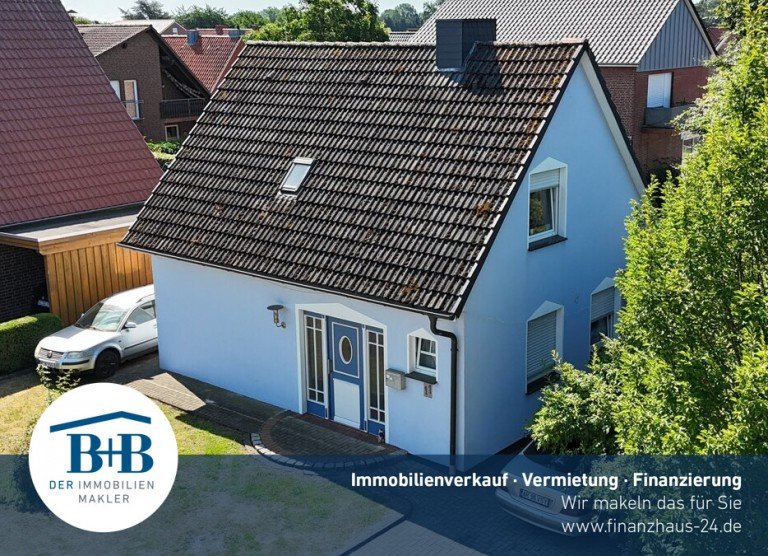 Ansicht Nordwestlich Visbek Einfamilienhaus Klein aber fein ! Einfamilienhaus mit Carport in 49429 Visbek