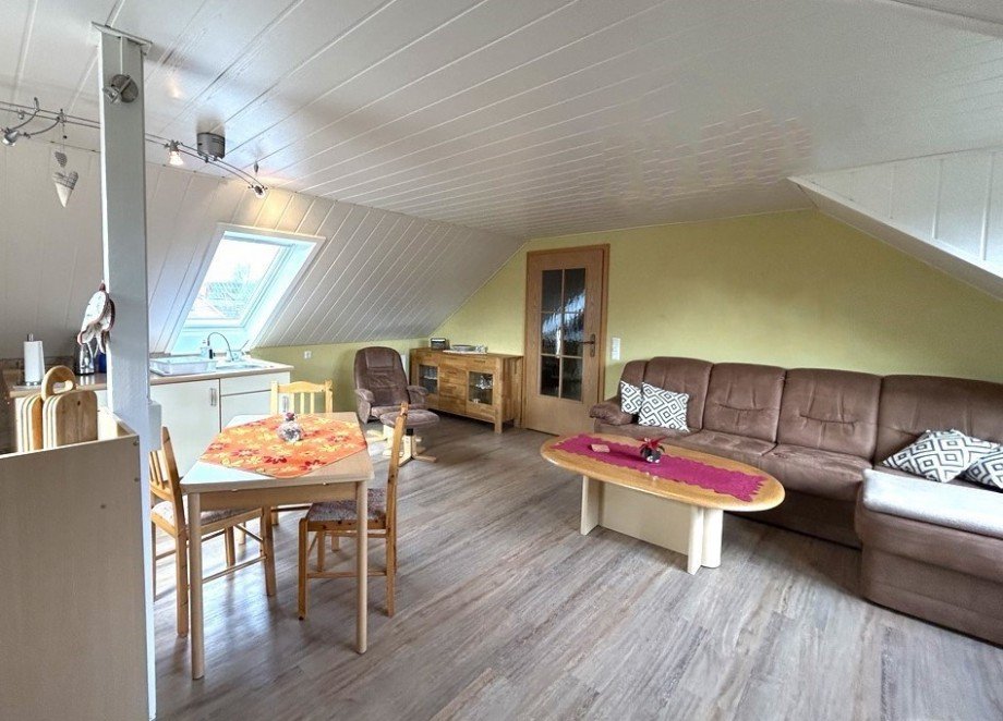 Wohnzimmer Ferienwohnung Zweifamilienhaus Fintel