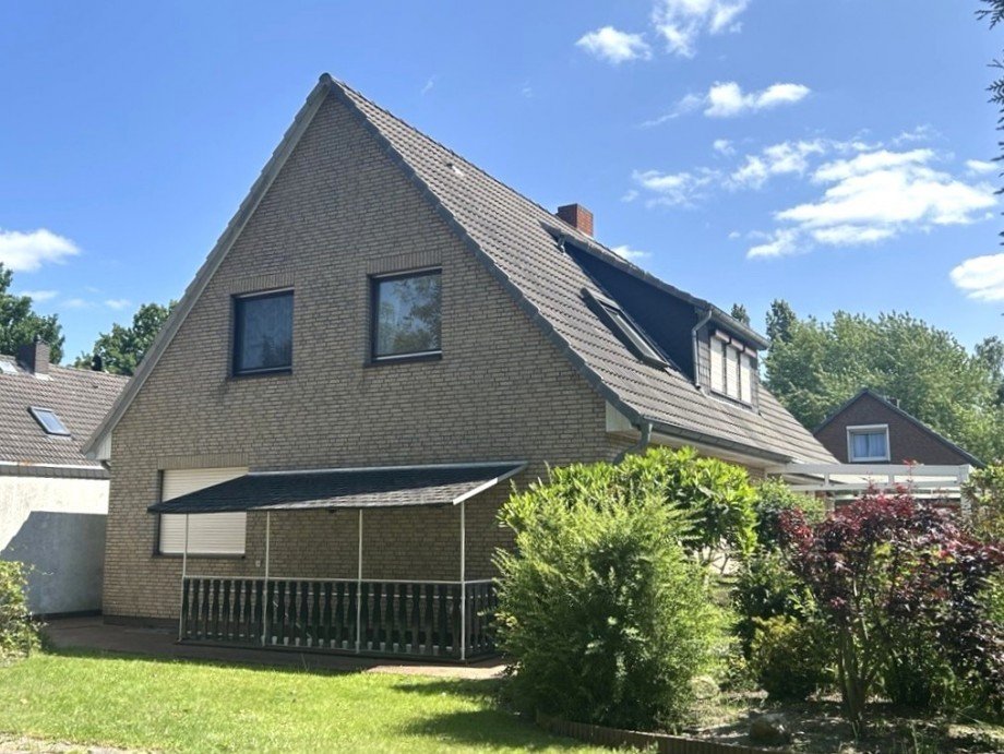 Blick vom Garten Einfamilienhaus Bremen / Mahndorf