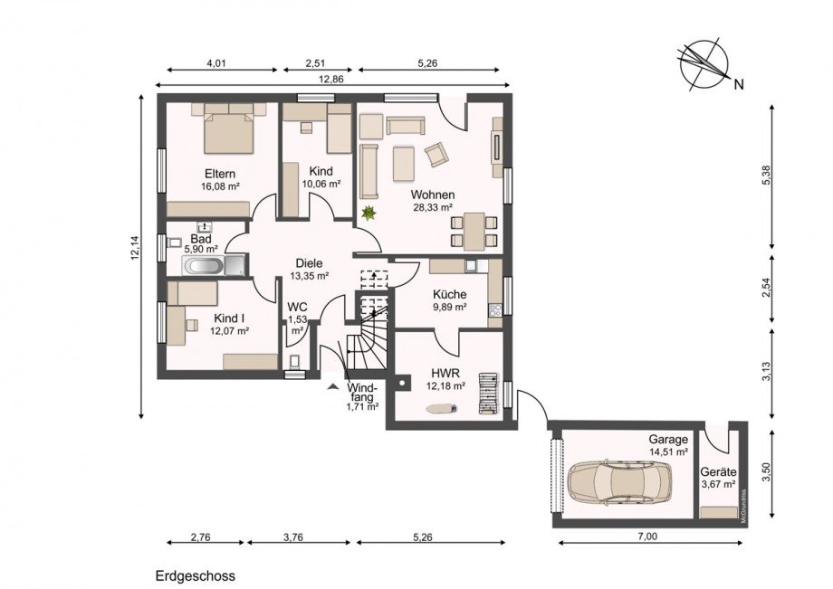  Zweifamilienhaus Gro�enkneten