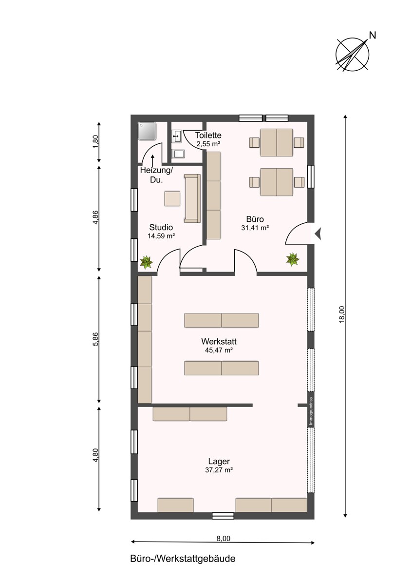 Erdgeschoss Nebengeb�ude Haus Dinklage