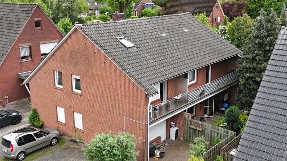 Ansicht S�d-West Mehrfamilienhaus L�ningen