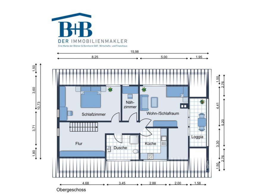 Grundriss OG Zweifamilienhaus Vechta