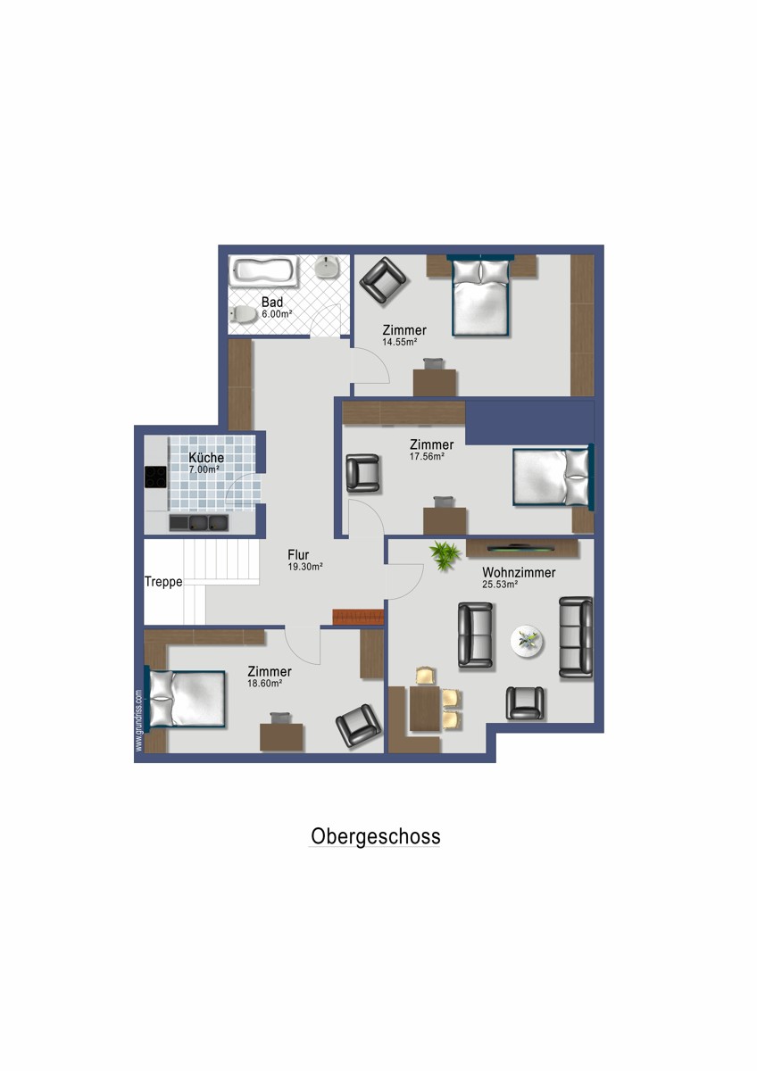 Grundriss OG Resthof Drebber