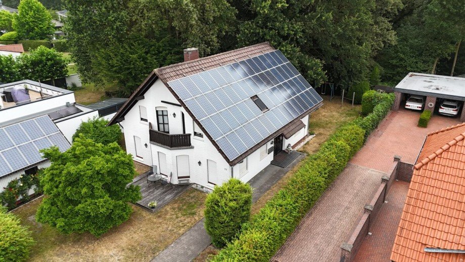 Luftaufnahme s�dwestlich Einfamilienhaus Dinklage