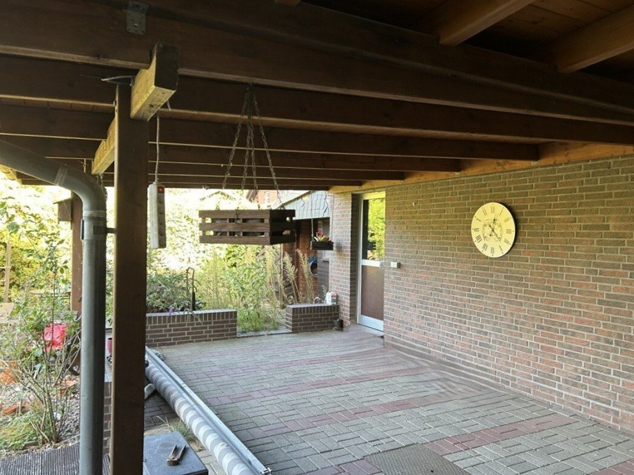 �berdachte Terrasse Zweifamilienhaus Gro�enkneten